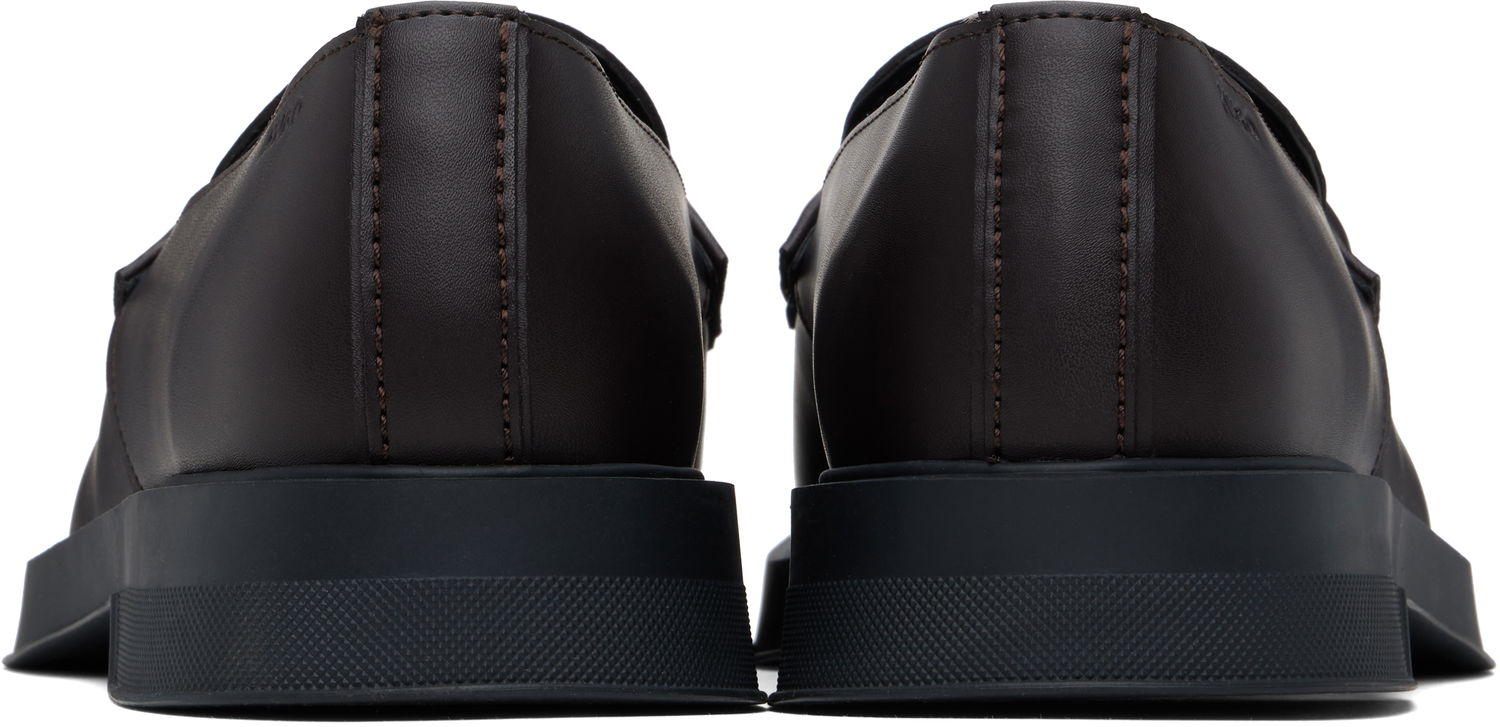 Starostlivosť o obuv BOSS Hugo Embossed-Logo Loafers Hnedá | 50536253, 1