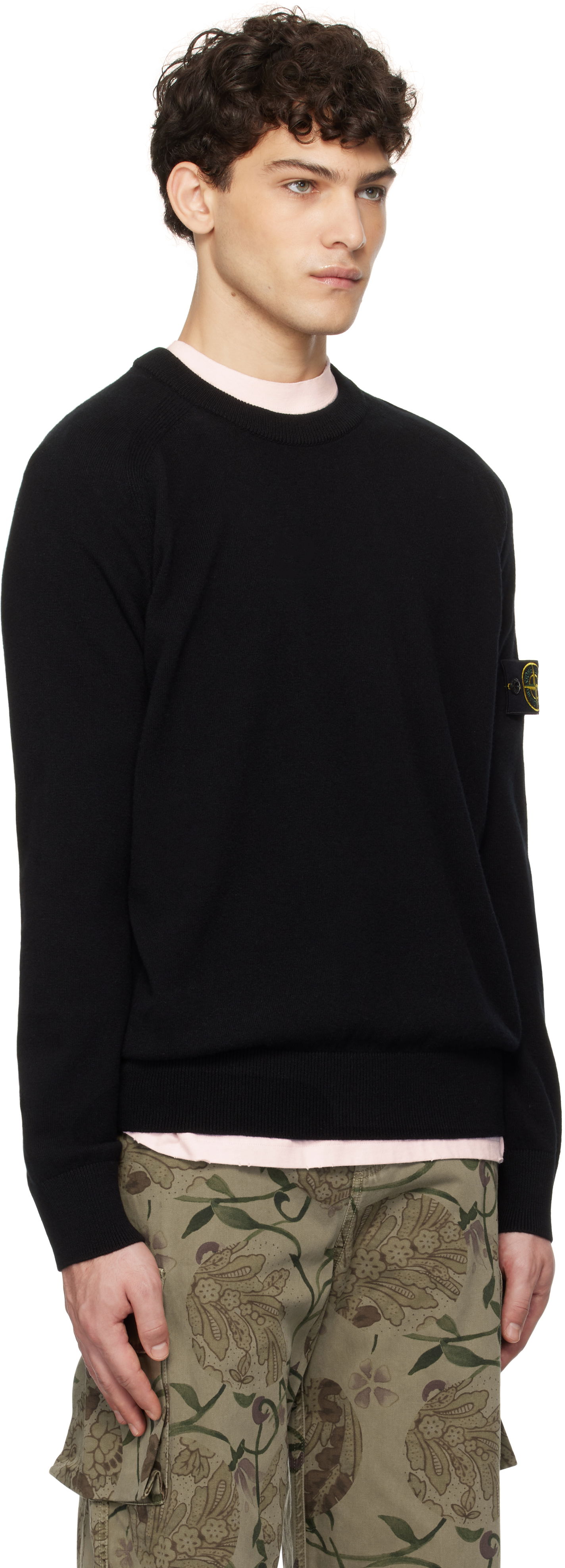 Sveter Stone Island Stone Island Light Geelong Wool Sweater Čierna | K1S15 5100045 S00B4, 1