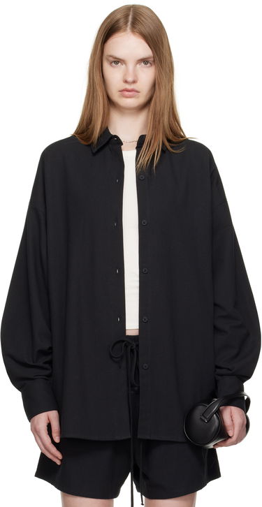 Košeľa Fear of God Fear of God ESSENTIALS Relaxed Shirt Čierna | 186SP255520FW, 0