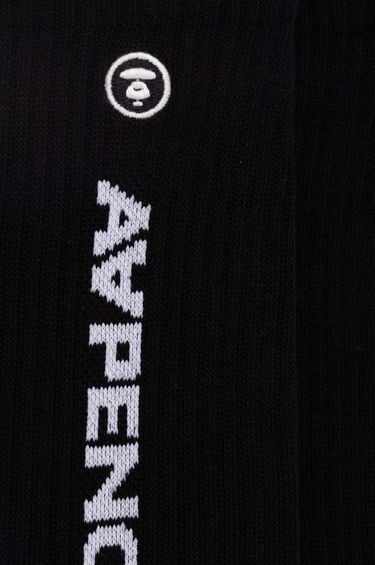 Ponožky AAPE by A Bathing Ape AAPE Socks Čierna | AAPSOM4867XXM, 1