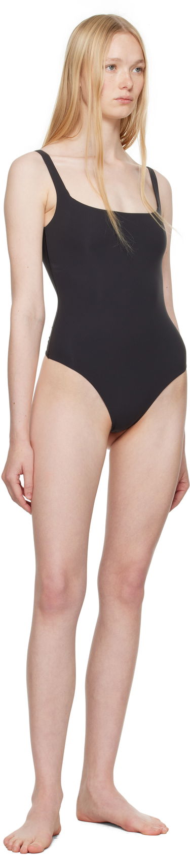 Body SKIMS SKIMS Fits Everybody Square Neck Bodysuit Čierna | BD-THG-9224, 3