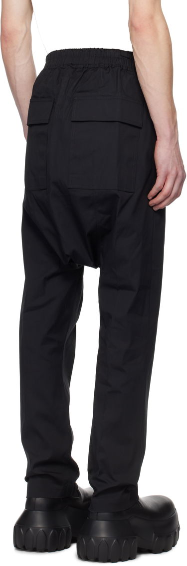 Nohavice Rick Owens Rick Owens Hollywood Heavy Drawstring Trousers Čierna | RU01E5380 TE, 2