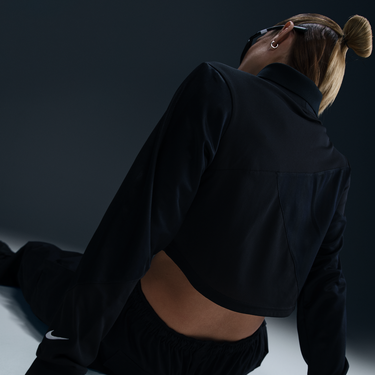 Crop Top Nike Nike Sportswear Long Sleeve Cropped Top Čierna | HF9507-010, 4