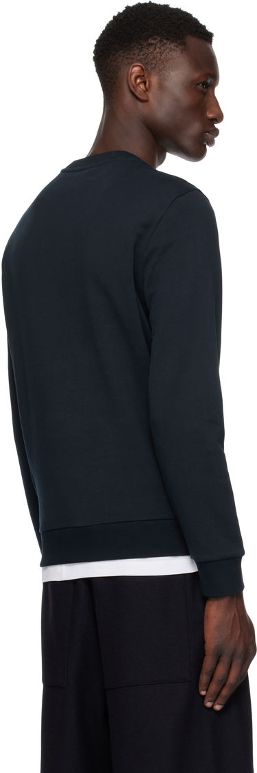 Sveter Moncler Moncler Faded Logo Cotton Sweatshirt Navy | K10918G00039809KR, 2