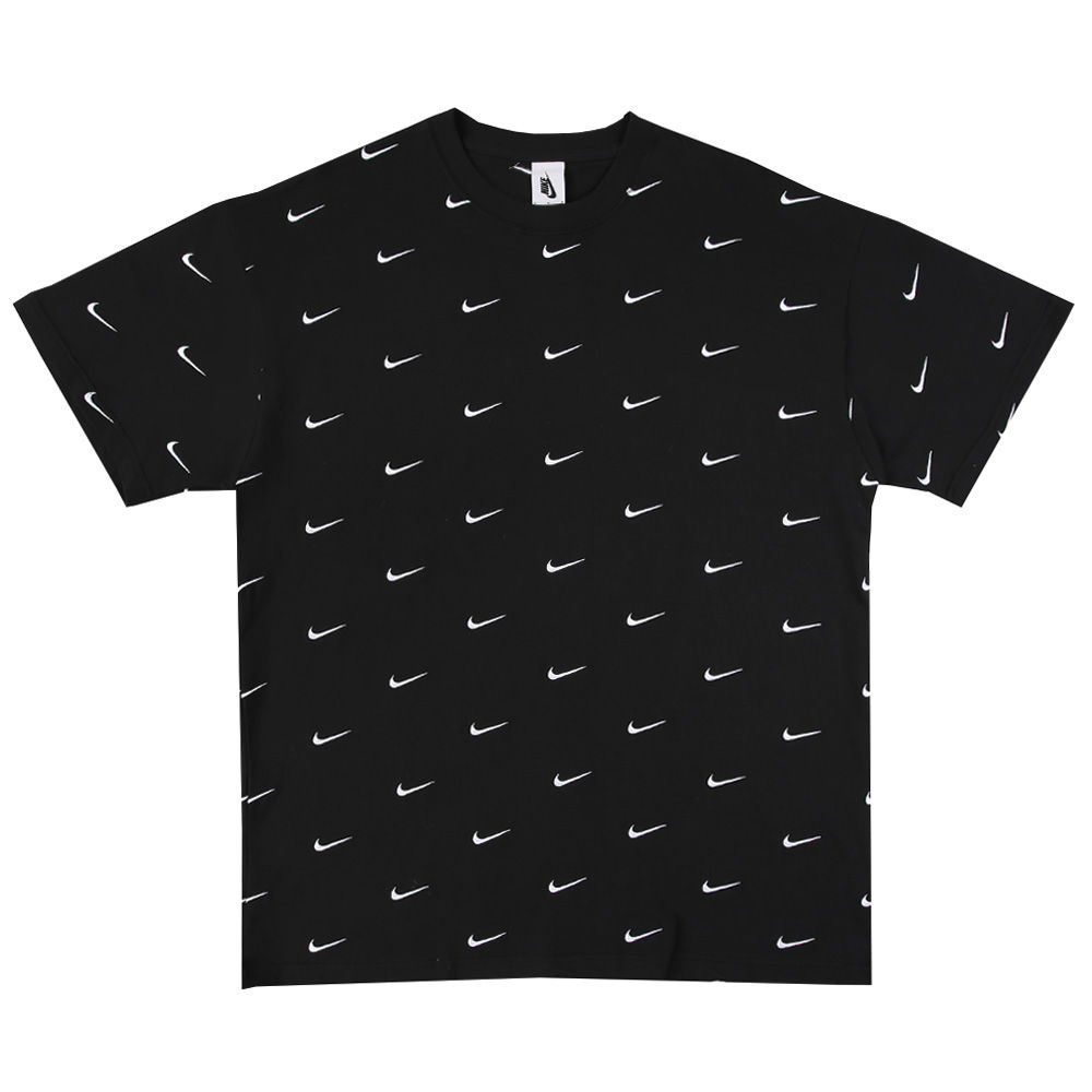 Tričko Nike All Over Swoosh Logo T-Shirt Čierna | CK4094-010, 0