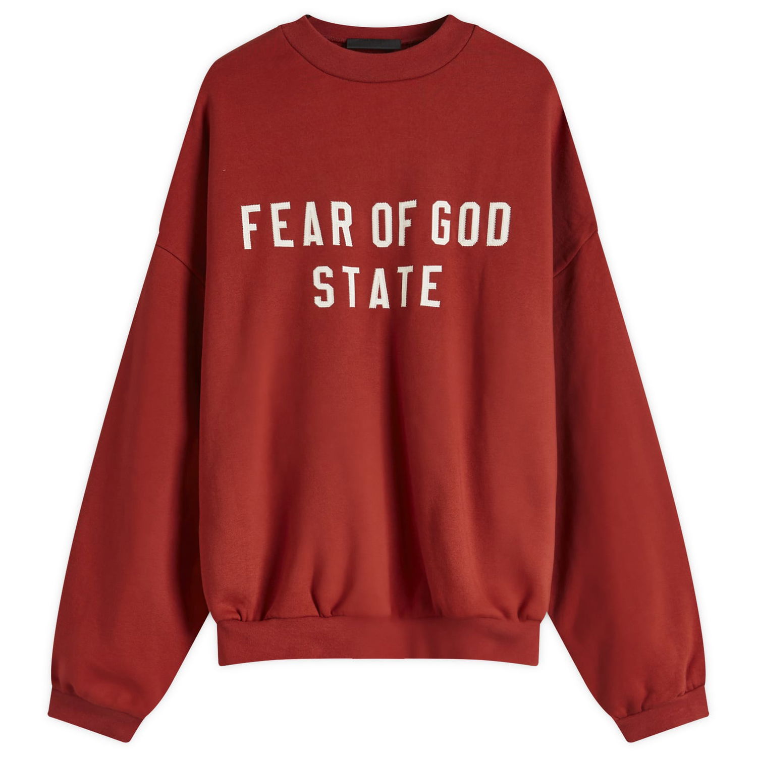 Mikina Fear of God Heavy Fleece Crew Sweat by Fear of God ESSENTIALS Červená | 192BT246236F, 0