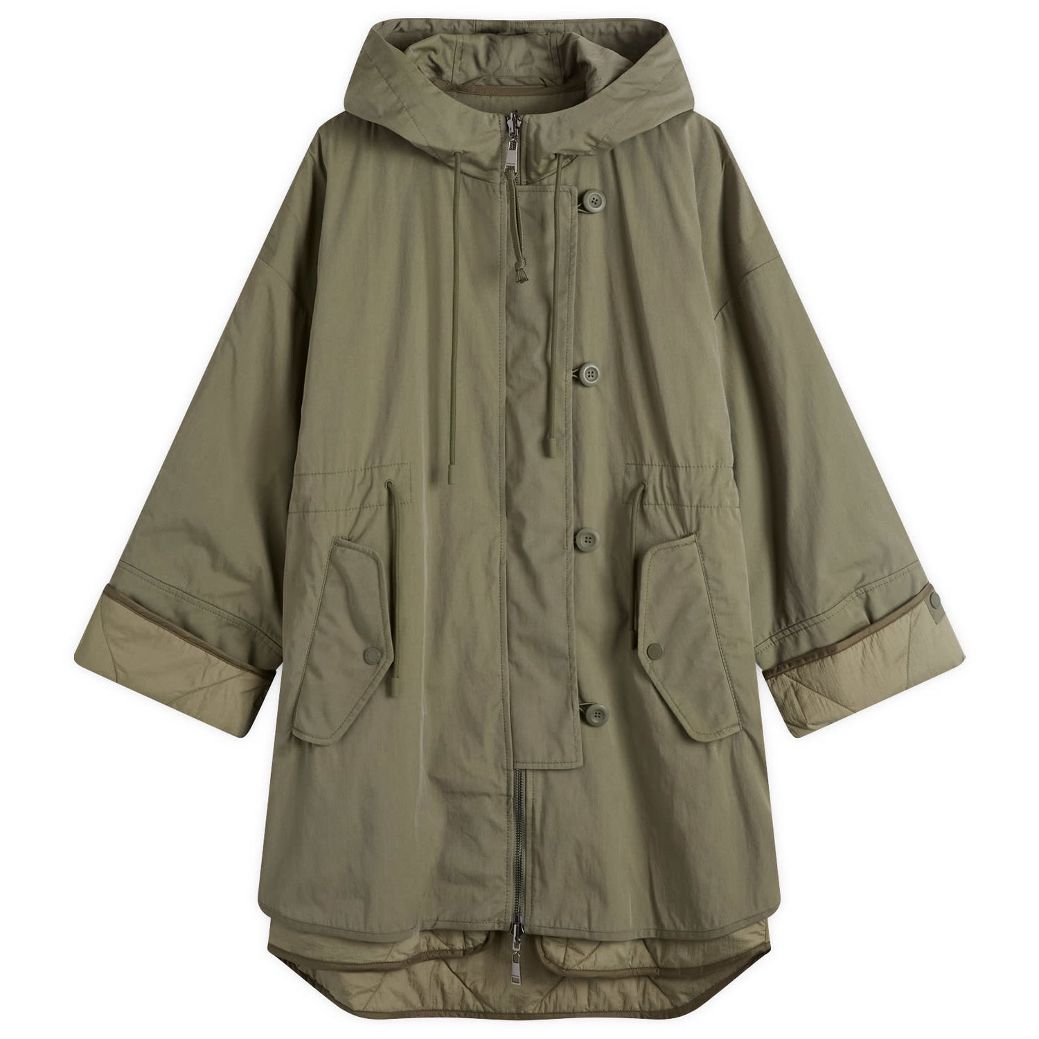 Parka Max Mara Weekend Max Mara Hooded Parka UK 10 Zelené | 2425026051600-001, 0