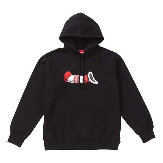 Mikina Supreme Cat in the Hat Hooded Sweatshirt Čierna | SUP-FW18-547, 0