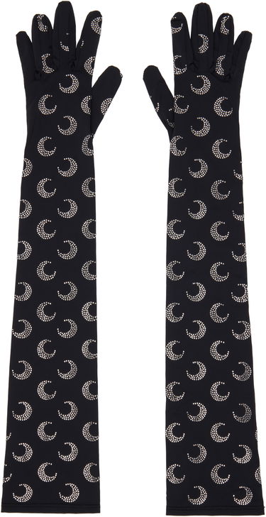 Rukavice Marine Serre Marine Serre Moon Strass Jersey Long Gloves Čierna | WSA024A CJER0002, 0