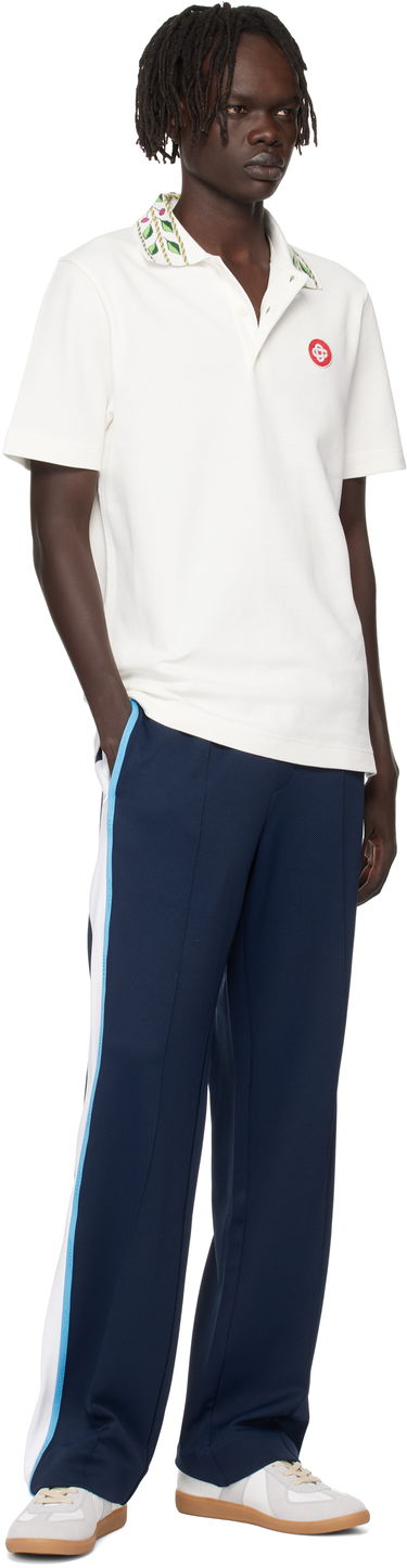 Polo tričko Casablanca Casablanca Classic Laurel Pique Polo Biela | MPF25-JTP-243-01, 3