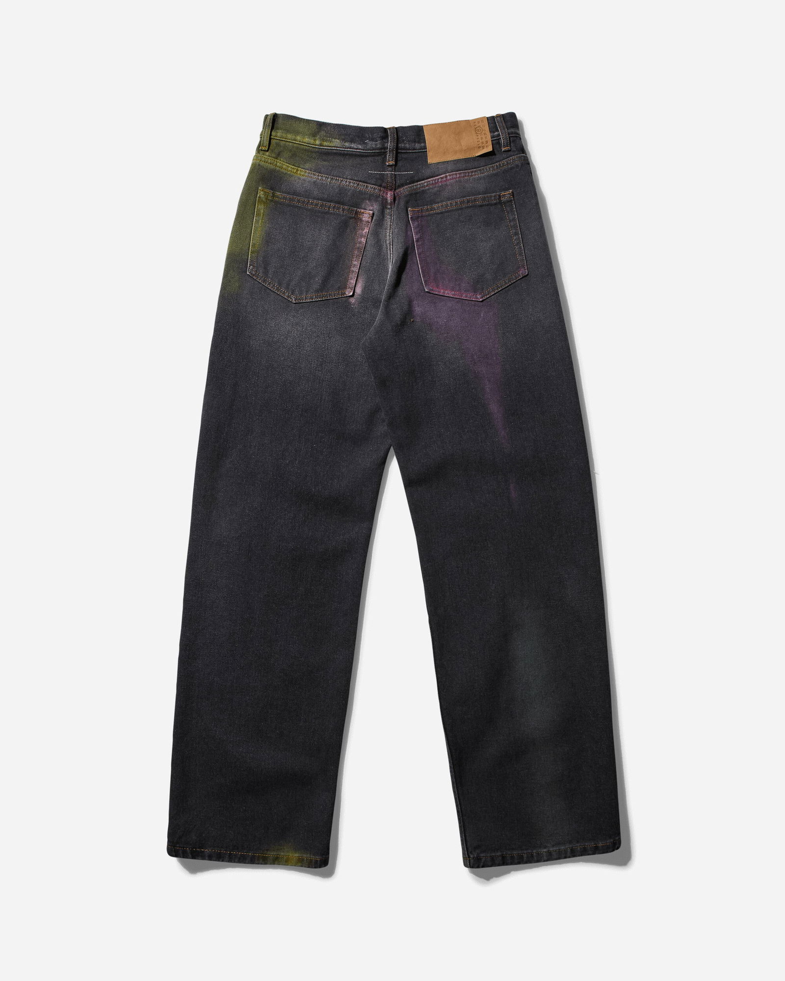 Chalk Print 5-Pocket Denim Pants