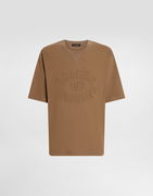 Dolce & Gabbana Cotton T-Shirt with Embossed Logo