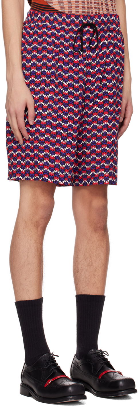 Šortky Anna Sui Exclusive Print Shorts Červená | M1023C40, 1