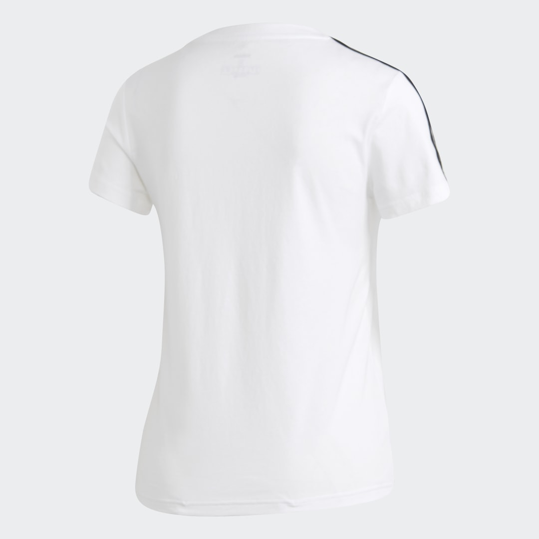 Tričko adidas Performance Essentials 3-Stripes Biela | GH7887, 1