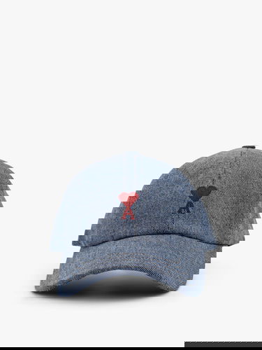 Šiltovka AMI Denim Baseball Cap Ami Paris Modrá | UCP116DE0046480, 0