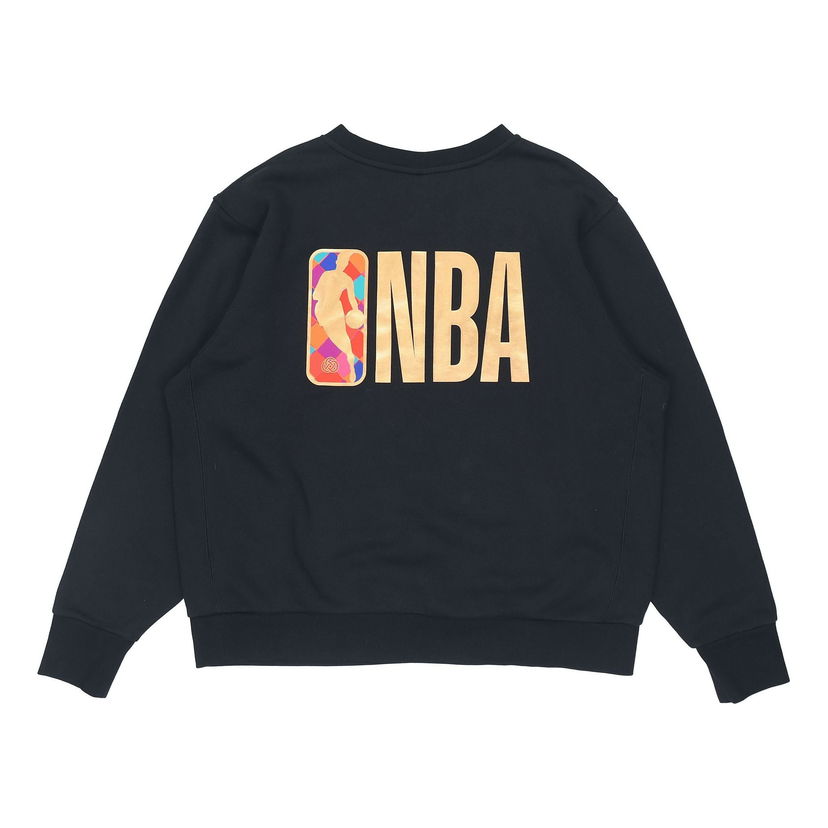 Sveter Nike NBA Sports Print Crew-neck Čierna | DH0627-010