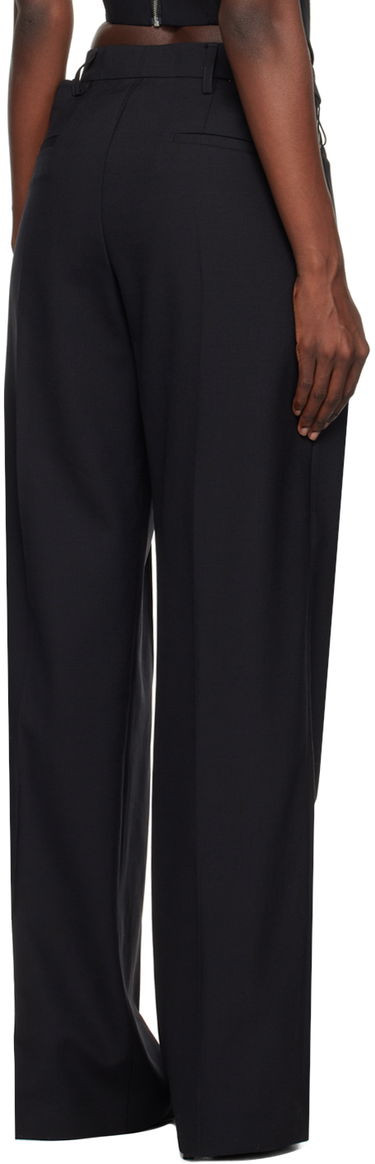 Nohavice Dion Lee Picot Detail High-Waisted Trousers Čierna | C2151P23, 2