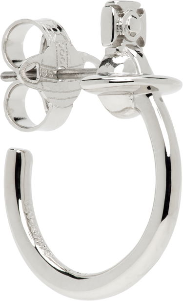 Náušnice Vivienne Westwood Single Hoop Earring Metalická | 6203008D-02P019-, 2