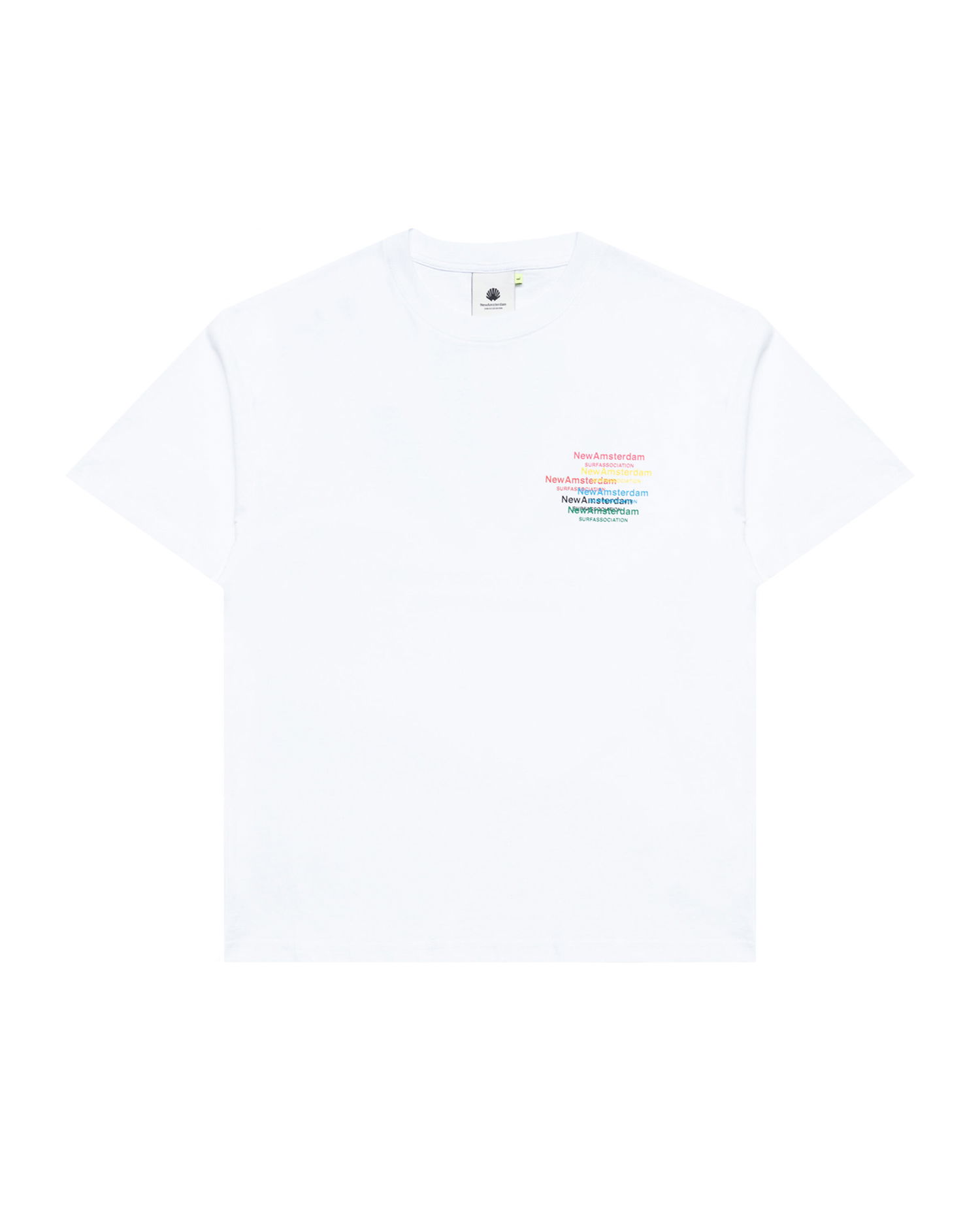 Tričko New Amsterdam Surf Association New Amsterdam Surf Association Collage T-Shirt Biela | 2502077001, 0