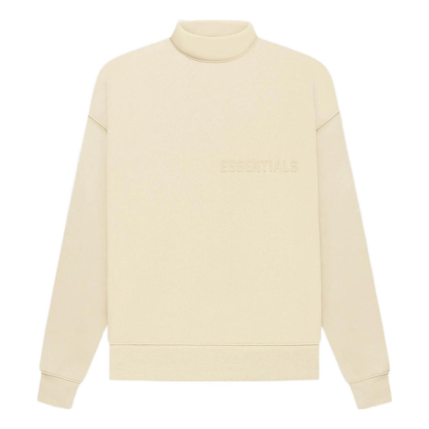 Sveter Fear of God Essentials Mockneck Sweatshirt Béžová | FOG-FW22-309, 0