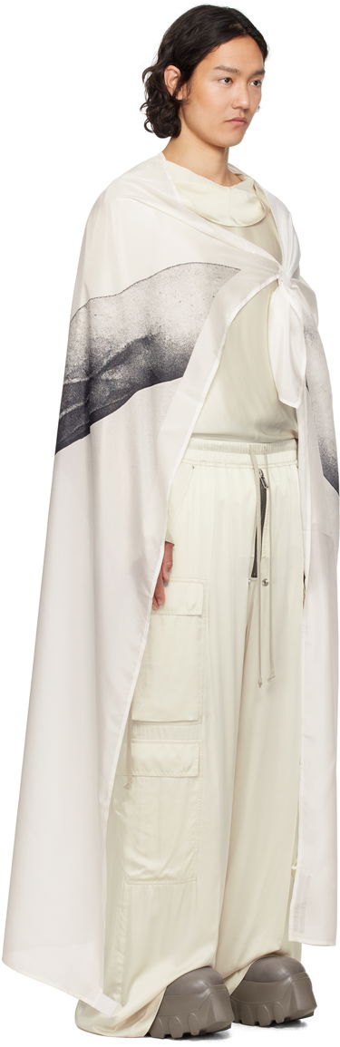 Šál Rick Owens Rick Owens Hollywood Flag Print Scarf Biela | RR01E5431 SHP3, 1