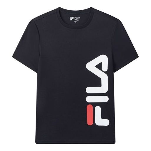 Tričko FILA Alphabet Knit Short Sleeve T-Shirt Navy | F11M028163F-NV