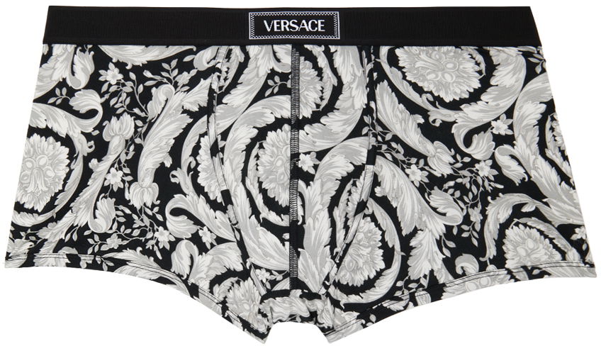 Boxerky Versace Versace Printed Boxers Čierna | 1014038_1A11603, 0