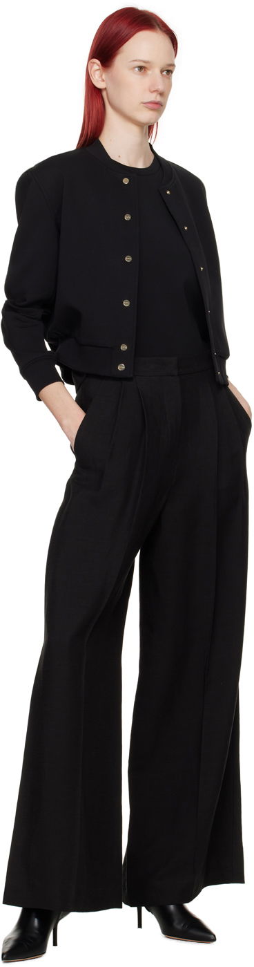 Sveter Max Mara Max Mara Barbano Bomber Jacket Čierna | 2419911023600, 3