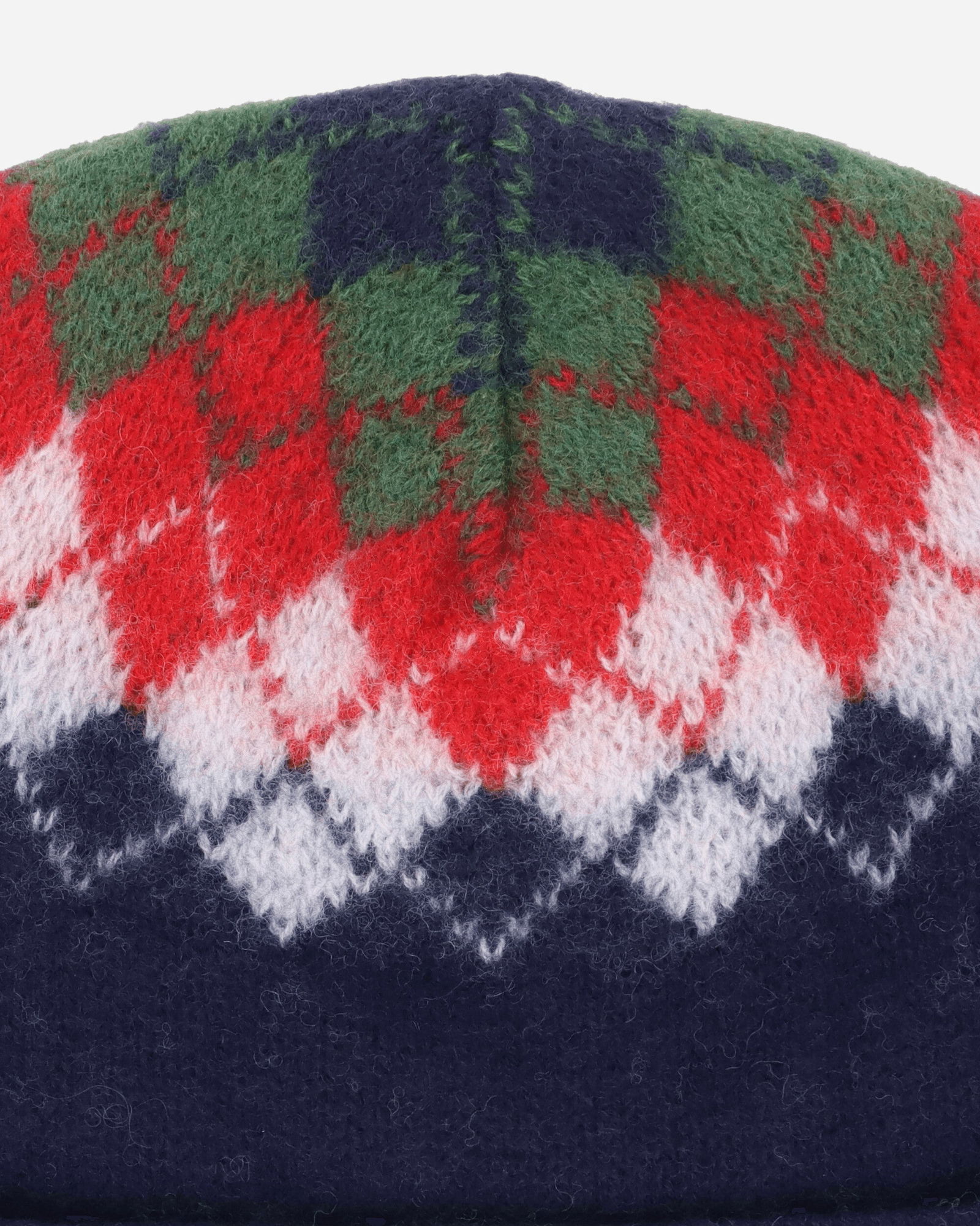 Argyle Pattern Knit Beanie