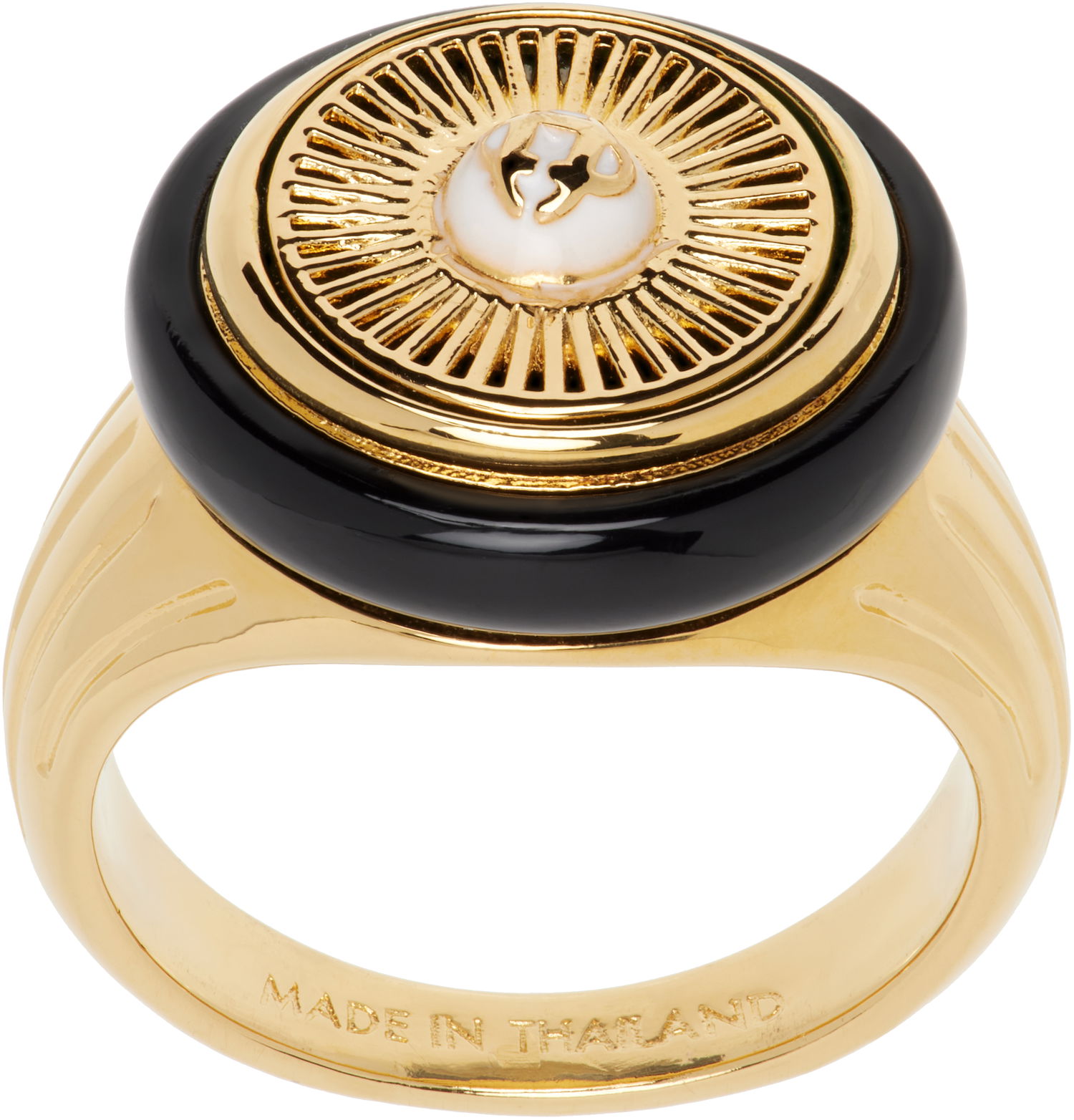 Prsteň Casablanca Casablanca Spoke Wheel Ring Žltá | AS25-JW-270-01, 0
