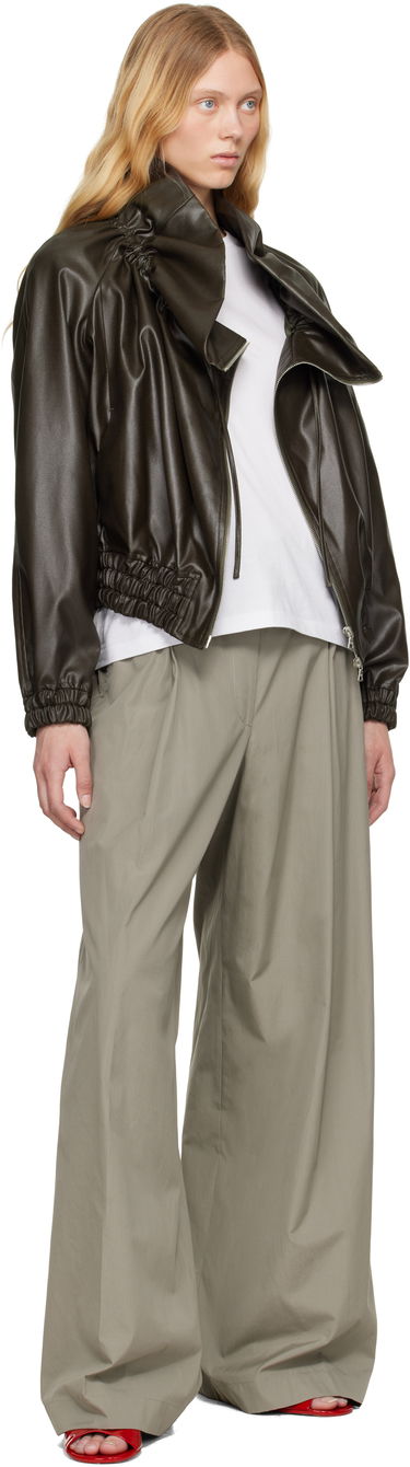 Nohavice Dries Van Noten Dries Van Noten Wide Pleated Trousers Šedá | 251-010909-1374, 3