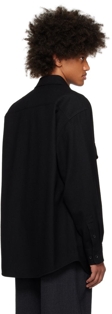 Košeľa LEMAIRE Lemaire Two Pockets Overshirt Čierna | OV1001 LF608, 2