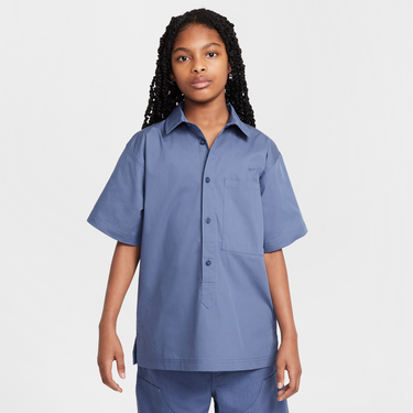 Košeľa Nike Nike Sportswear Metro Ground Short Sleeve T-Shirt Modrá | HF8054-491, 4