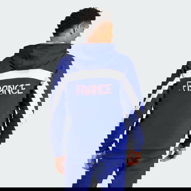 Mikina adidas Performance Team France Full-Zip Modrá | IS5083, 4