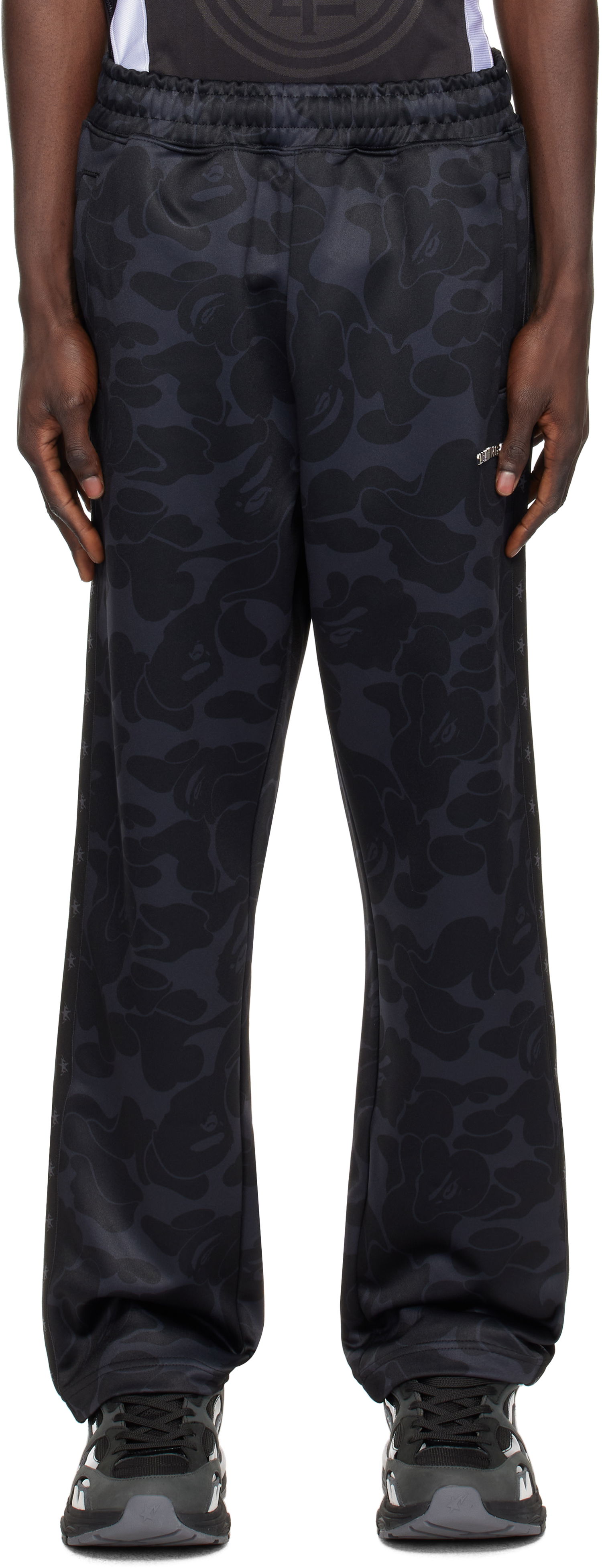 Tepláky BAPE Tonal Camo Track Pants Čierna | 0ZXPTMX52302NBKX, 0