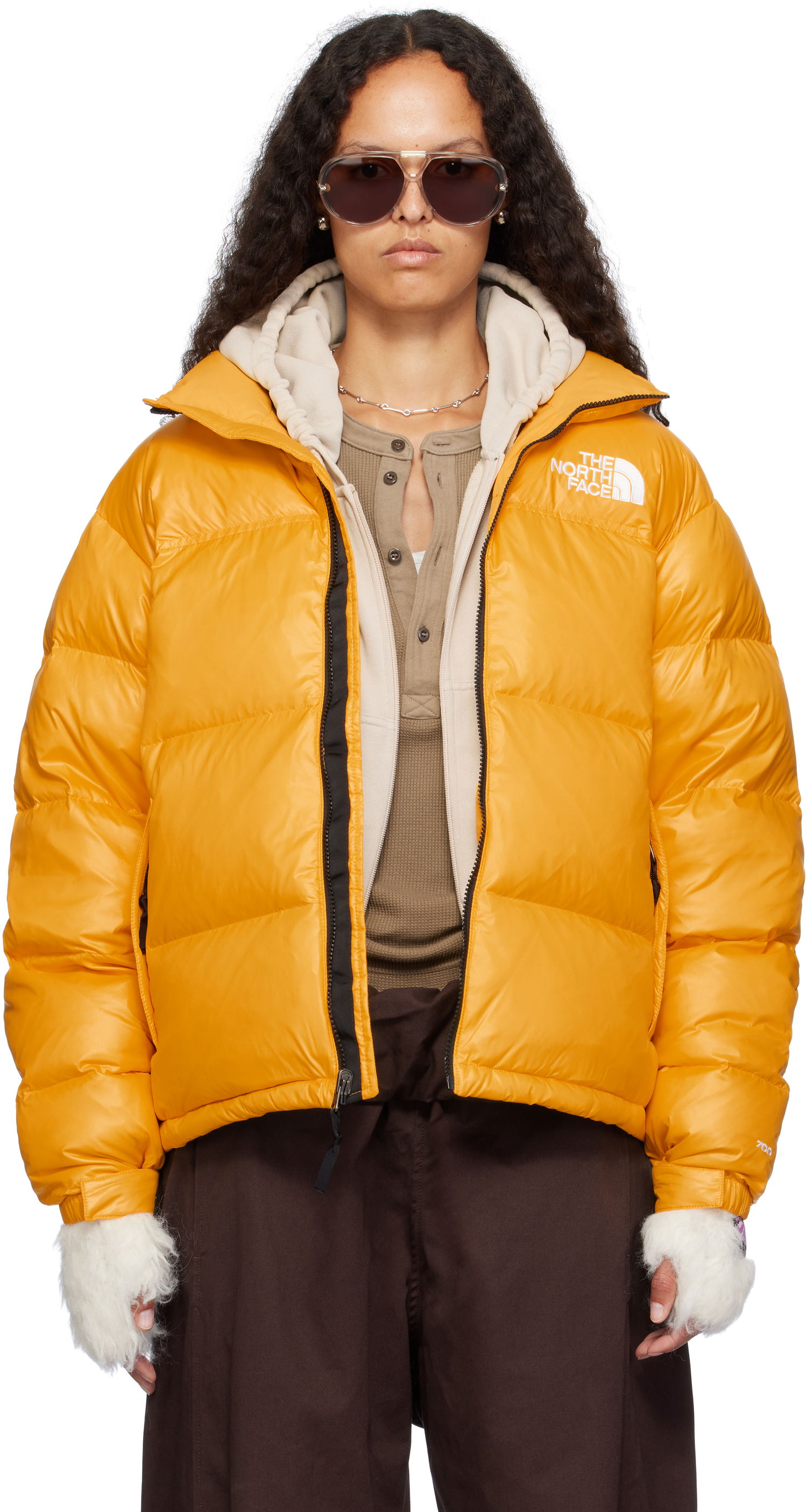 Prešívaná bunda The North Face 1996 Retro Shine Nuptse Down Jacket Žltá | NF0A3C8D38A, 0
