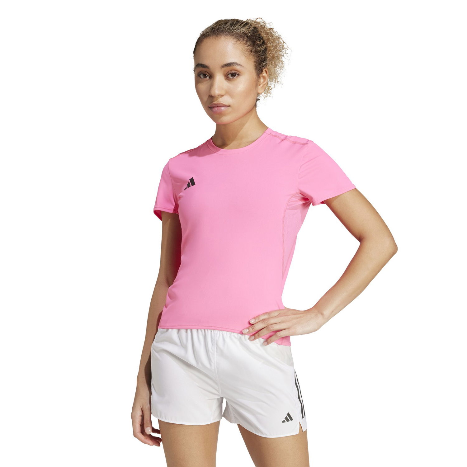 Tričko adidas Performance Adizero E Running T-Shirt Ružová | JF3497, 0