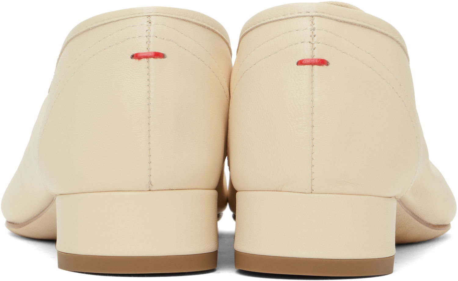 Starostlivosť o obuv Aeyde Aeyde Pippa Leather Ballerina Flats Béžová | A11-FL-GLVR25RO126-SS25-100-007, 1