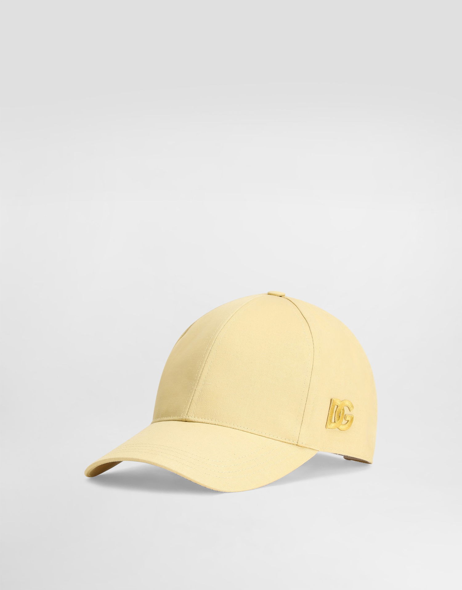 Šiltovka Dolce & Gabbana Dolce & Gabbana Cotton Gabardine Baseball Cap Žltá | GH590ZFUFNVA0488, 0