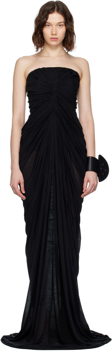 Šaty Rick Owens Rick Owens Concordians Bustier Unstable Maxi Dress Čierna | RP02E4513 UC, 0