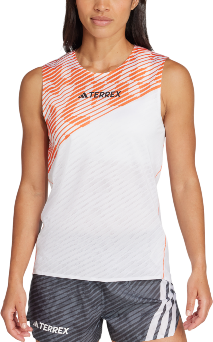 Tielko adidas Performance Terrex Techrock Pro Tank Top Biela | jx5189