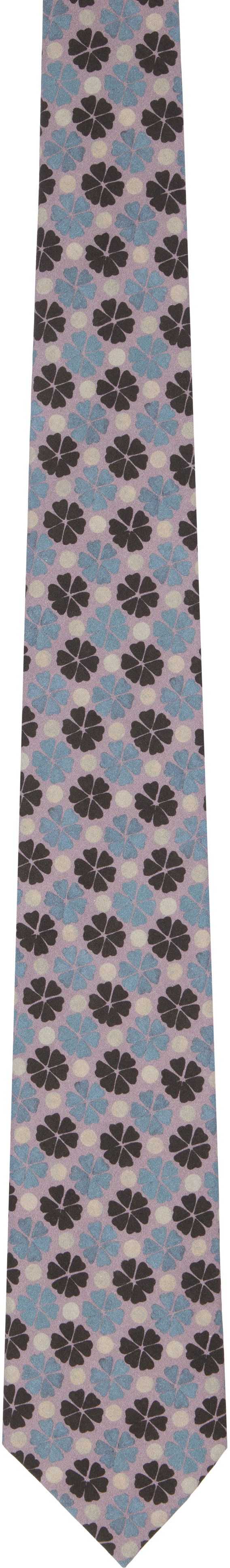 Šál Paul Smith Paul Smith 'The Painted Geo' Floral Tie Fialová | M1A-0TIE-P02595-55, 0