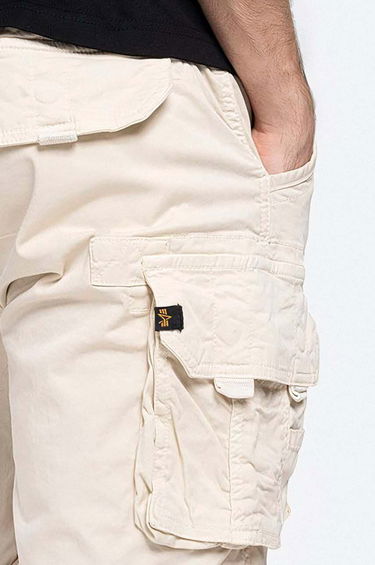Šortky Alpha Industries Crew Short Jetstream White Béžová | 176203-578, 4