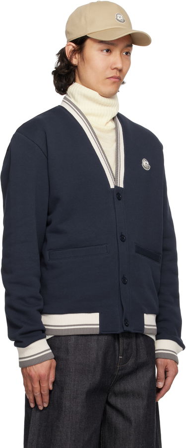 Sveter Moncler Moncler Genius Mercedes-Benz by NIGO Sweatshirt Cardigan Navy | K14018G0000589AWV, 1