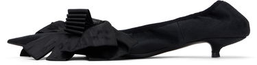 Tenisky a topánky Balenciaga Suede Bow Kitten Heel Pumps Čierna | 804338 W2H82, 2