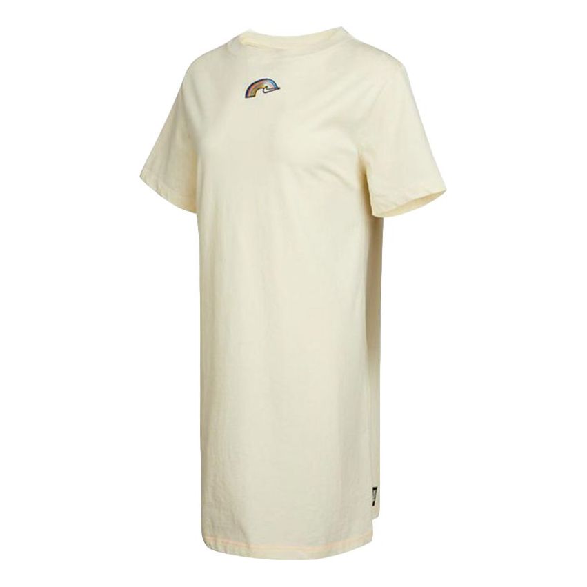 Šaty Nike Nike Sportswear Dress Tee Béžová | DJ6202-111, 0