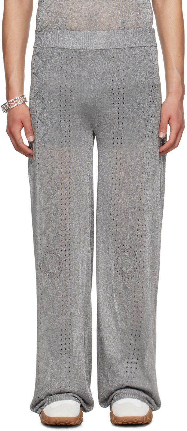 Nohavice Marine Serre Pointelle Trousers Šedá | UPA040 CKNI0515, 0