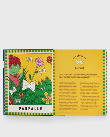 Kniha a časopis Phaidon The Story of Pasta and How to Cook It! by Steven Guarnaccia Modrá | 9781838667016, 3