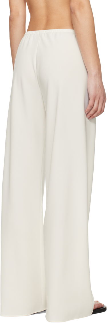 Nohavice The Row Gala Wide Leg Trousers Biela | 1766-W1968, 2
