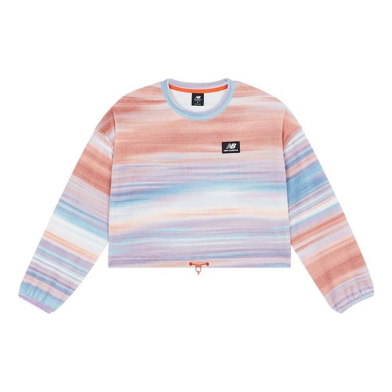 Sveter New Balance New Balance AT Printed Fleece Crew Rôznofarebný | WT21523-WM, 0